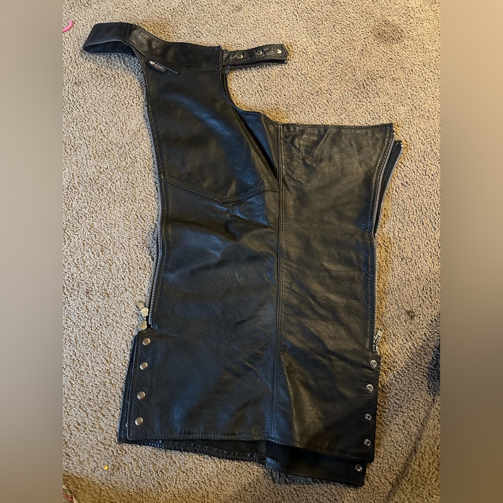 Women’s Reed Sportswear leather chaps